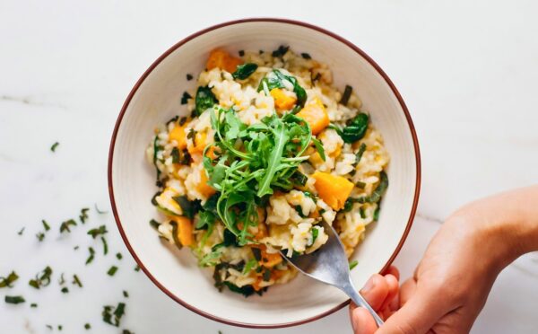 a picture of ultimate autumn risotto for vegan risotto recipes