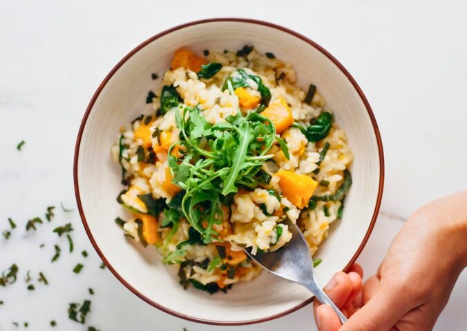 a picture of ultimate autumn risotto for vegan risotto recipes