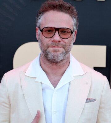 Photo shows Seth Rogan, who stars in the new 'Animal Farm' film as Napoleon