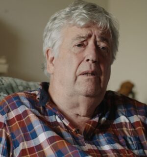 Photo shows Jack Hancock-Fairs' father, who stars in the upcoming documentary film 'The Dying Trade' alongside Hancock-Fairs himself. The film unpacks the “hidden human cost” of the meat industry on its workers