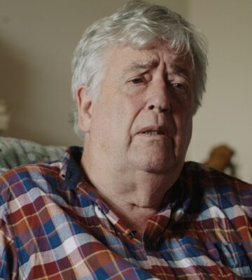 Photo shows Jack Hancock-Fairs' father, who stars in the upcoming documentary film 'The Dying Trade' alongside Hancock-Fairs himself. The film unpacks the “hidden human cost” of the meat industry on its workers