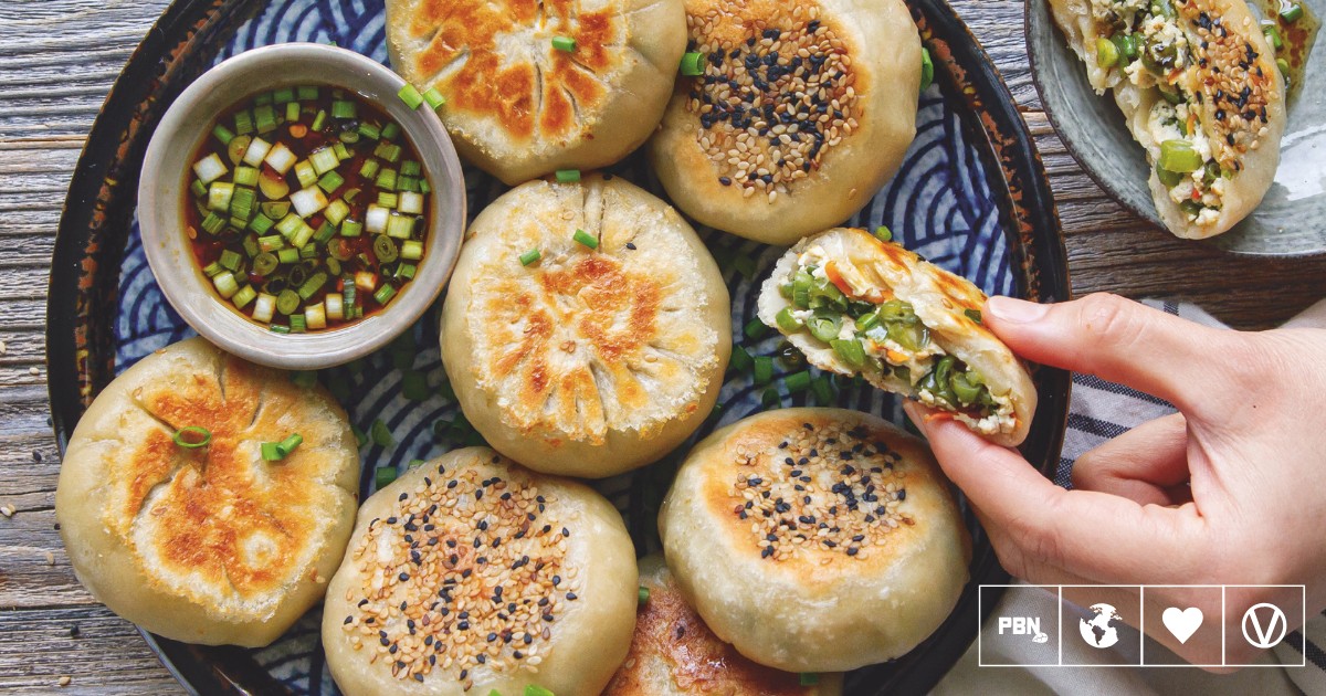 No-Yeast Crispy Bottom Vegetable Buns