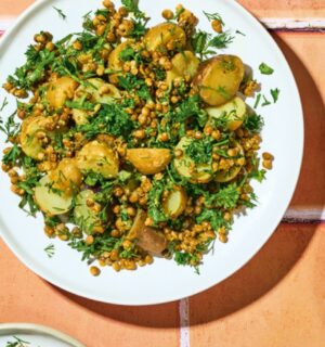 Herby Potato Salad With Grainy Mustard Vinaigrette