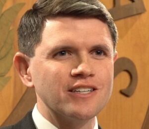 Photo shows US politician James Talarico, speaking at a press conference at the Texas Capitol on January 13, 2025. Texas Democrat James Talarico is definitely not a vegan, but his girlfriend is