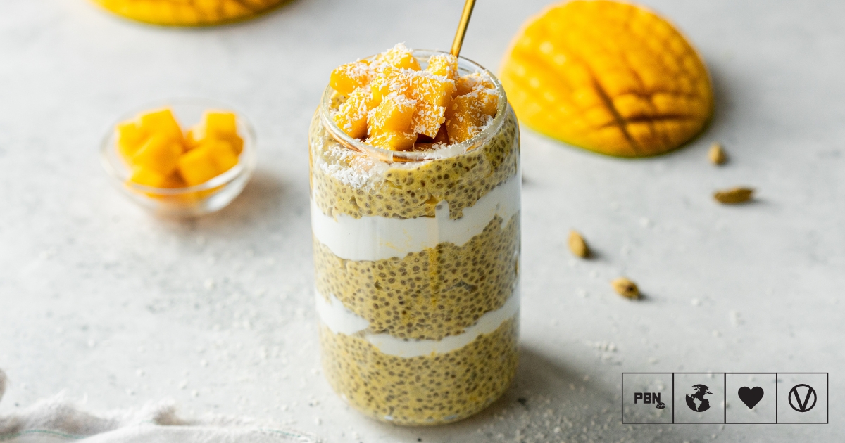 Mango Lassi Chia Pudding