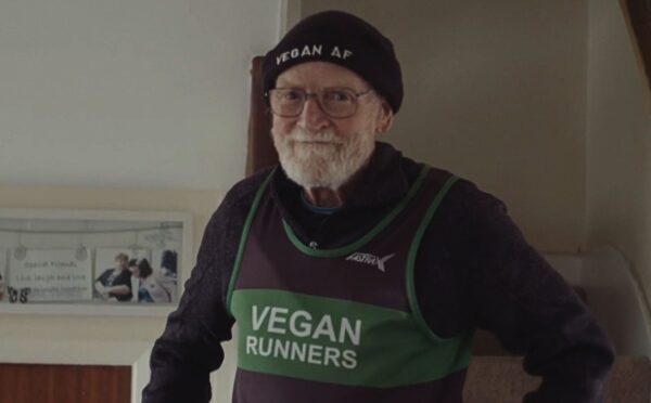 Photo shows vegan runner Paul Youd, who is the 87-year-old star of 'More Like Paul,' a documentary about his ultra running and fundraising efforts