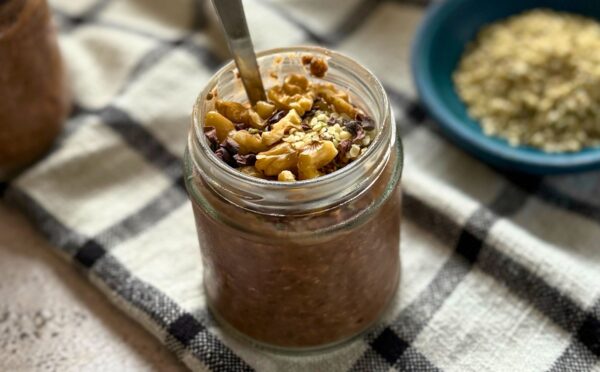 Zero Waste Chocolate Overnight Oats