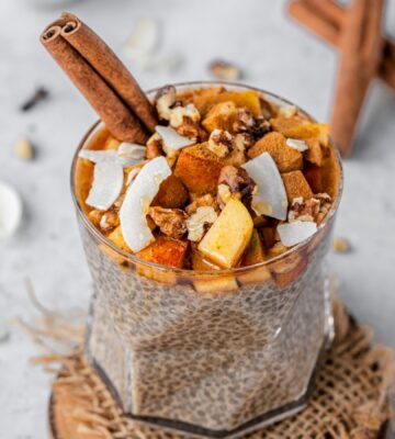 Chai Spice Chia Pudding With Cinnamon Apple