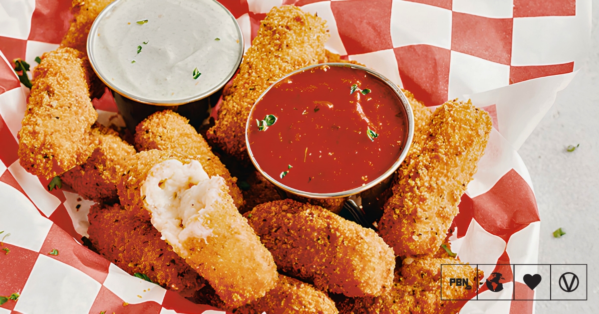 Crispy And Melty Mozzarella Sticks