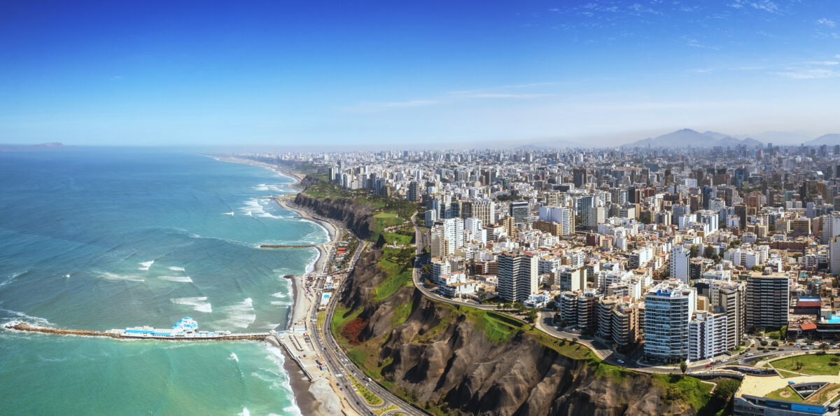 Photo shows the city of Lima, Peru's capital city and the location of Universidad Nacional Mayor de San Marcos. A Peru court has ordered the major university to provide plant-based meals for its vegan student population