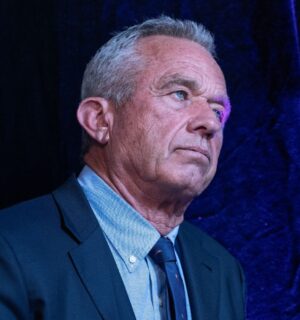 Photo shows US Health Secretary Robert F. Kennedy Junior, widely known as RFK Jr. Based on his new "Make Hospital Food Healthy Again Pledge," could RFK Jr be coming round to the idea of plant-based protein?