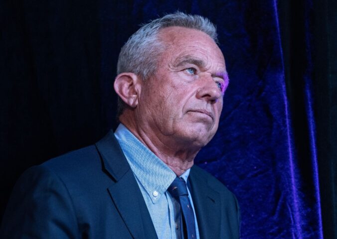 Photo shows US Health Secretary Robert F. Kennedy Junior, widely known as RFK Jr. Based on his new "Make Hospital Food Healthy Again Pledge," could RFK Jr be coming round to the idea of plant-based protein?