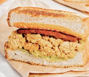 Tofu Scramble Breakfast Sandwiches