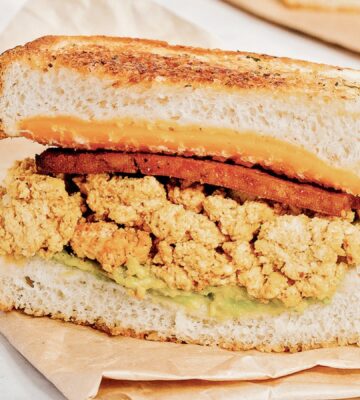 Tofu Scramble Breakfast Sandwiches