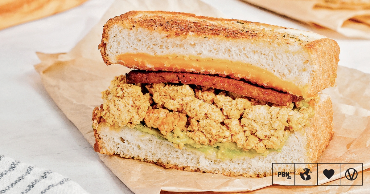 Tofu Scramble Breakfast Sandwiches