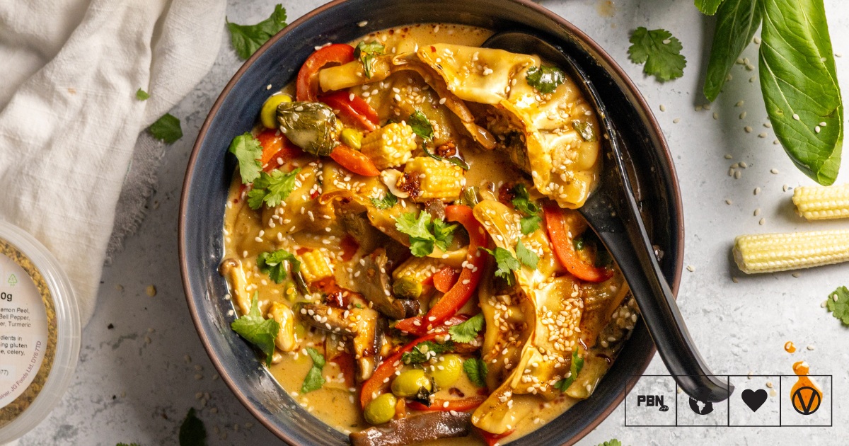 Vegan One-Pot Oven Dumplings