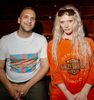 Photo shows Zack Polanski and Bimini. Polanski interviewed Bimini, a vegan drag queen, for an episode of his podcast, 'for an episode of Bold Politics with Zack Polanski,' earlier this month.
