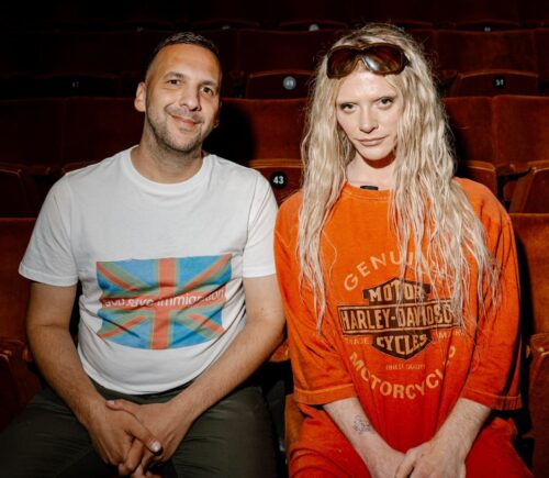 Photo shows Zack Polanski and Bimini. Polanski interviewed Bimini, a vegan drag queen, for an episode of his podcast, 'for an episode of Bold Politics with Zack Polanski,' earlier this month.