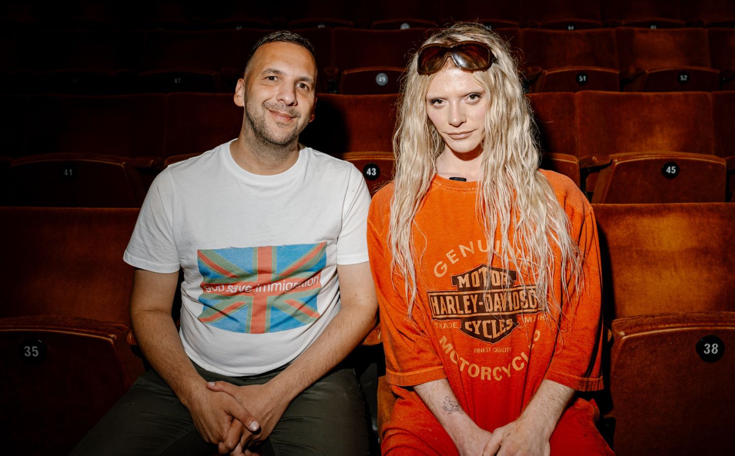 Photo shows Zack Polanski and Bimini. Polanski interviewed Bimini, a vegan drag queen, for an episode of his podcast, 'for an episode of Bold Politics with Zack Polanski,' earlier this month.