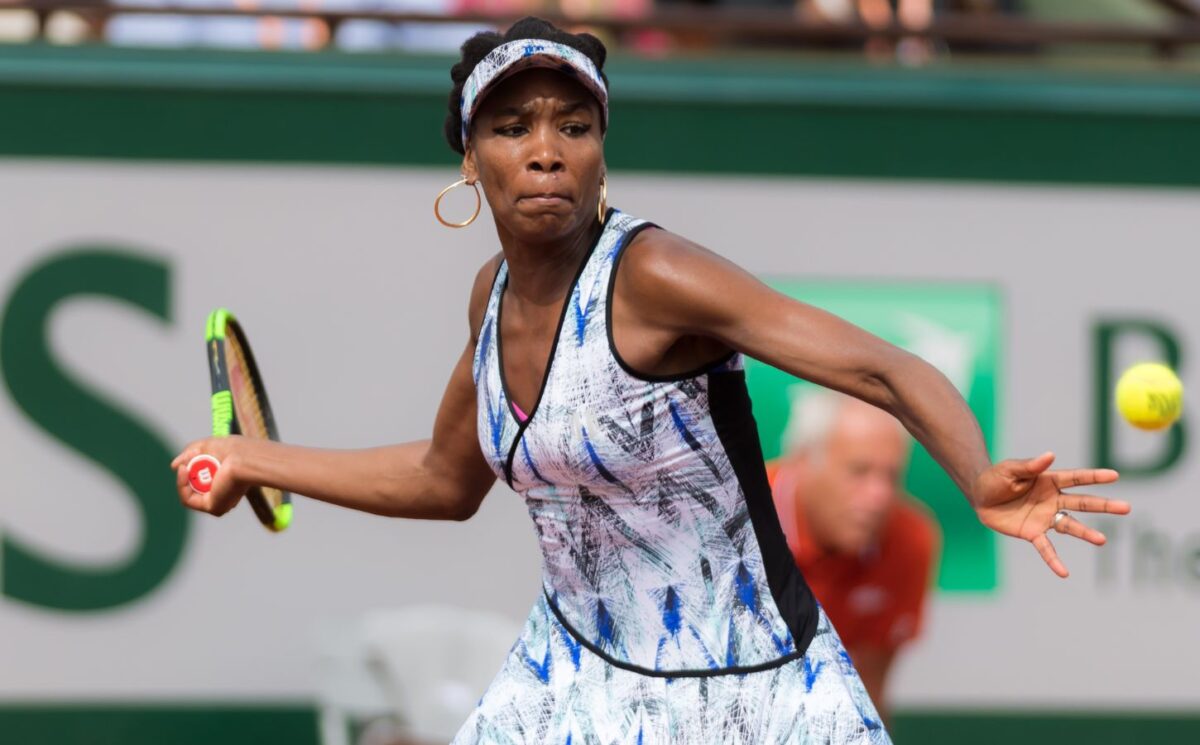 Photo shows plant-based athlete Venus Williams, who has just been given a wildcard to return to the US Open singles tournament