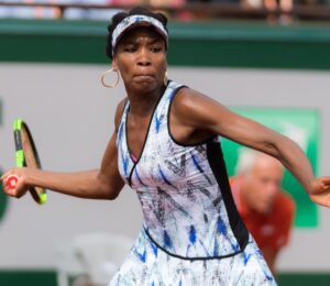 Photo shows plant-based athlete Venus Williams, who has just been given a wildcard to return to the US Open singles tournament