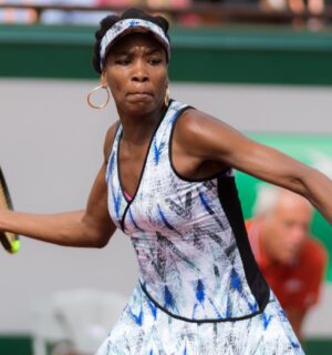 Photo shows plant-based athlete Venus Williams, who has just been given a wildcard to return to the US Open singles tournament