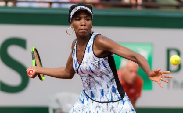 Photo shows plant-based athlete Venus Williams, who has just been given a wildcard to return to the US Open singles tournament