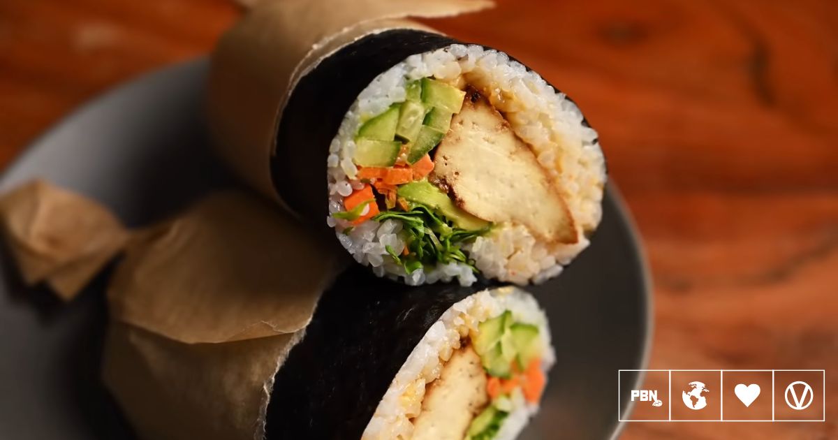 This Vegan Sushi Burrito Is The Perfect On-The-Go Lunch