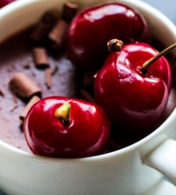 chocolate cherry espresso pots for vegan coffee desserts