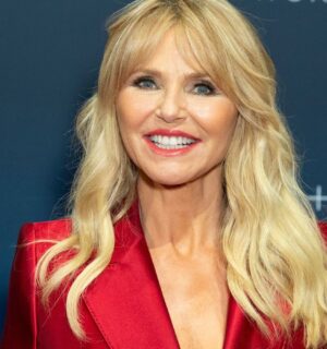 Photo shows Christie Brinkley, the 72-year-old American supermodel, who recently said that she now follows a vegan “organic garden rainbow diet"