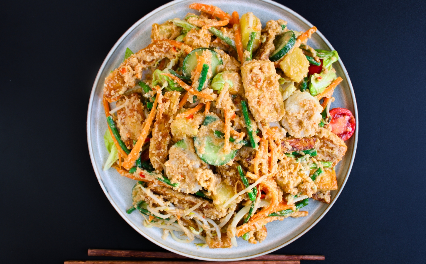 Gado-Gado (Mixed Salad With Peanut Sauce)