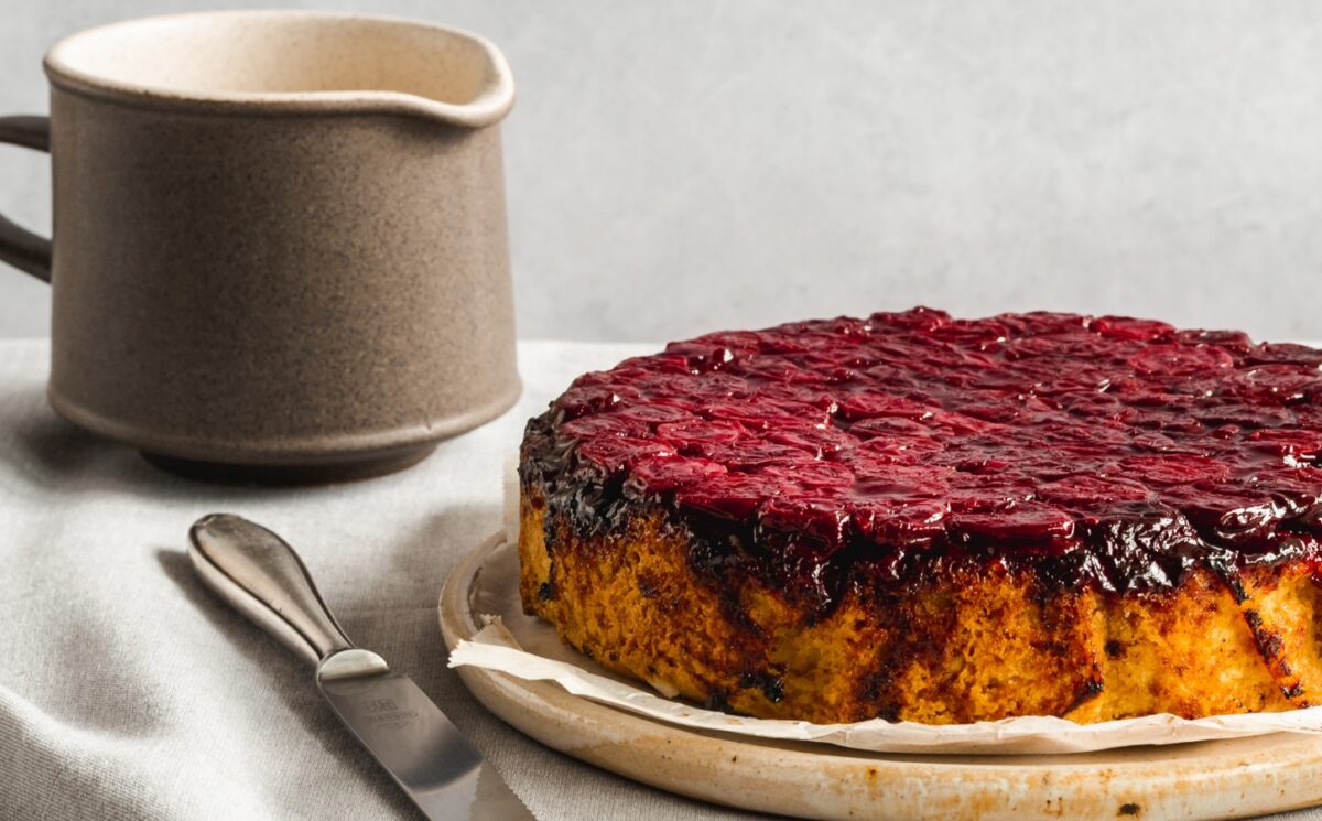 10 Vegan Birthday Cake Ideas upside down sour cherry cake