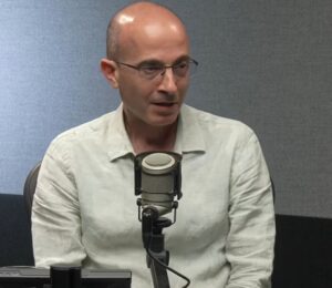 Photo shows Yuval Noah Harari, a military historian and popular science author, who warned that “In 10 years we could be the cows,” due to the rise of artificial intelligence (AI) on a recent episode of 'The Rest Is Politics'