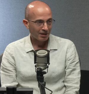 Photo shows Yuval Noah Harari, a military historian and popular science author, who warned that “In 10 years we could be the cows,” due to the rise of artificial intelligence (AI) on a recent episode of 'The Rest Is Politics'