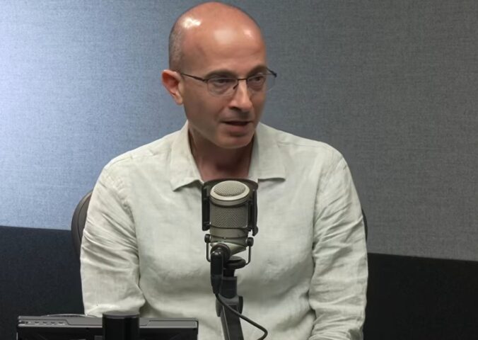 Photo shows Yuval Noah Harari, a military historian and popular science author, who warned that “In 10 years we could be the cows,” due to the rise of artificial intelligence (AI) on a recent episode of 'The Rest Is Politics'