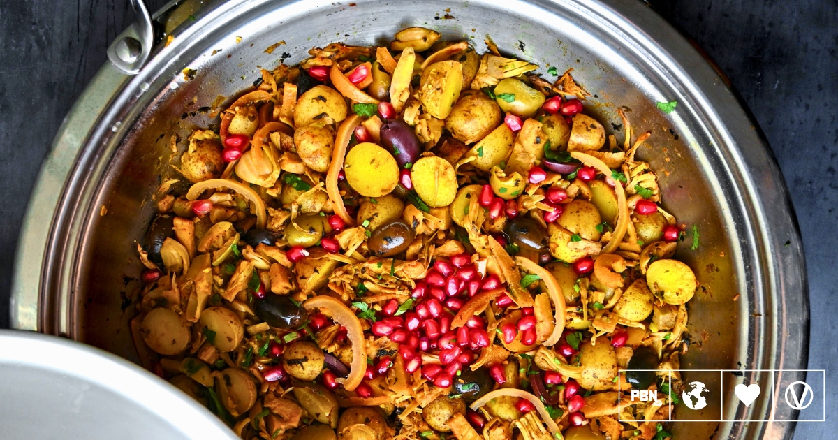 Baby Potato And Jackfruit Tagine