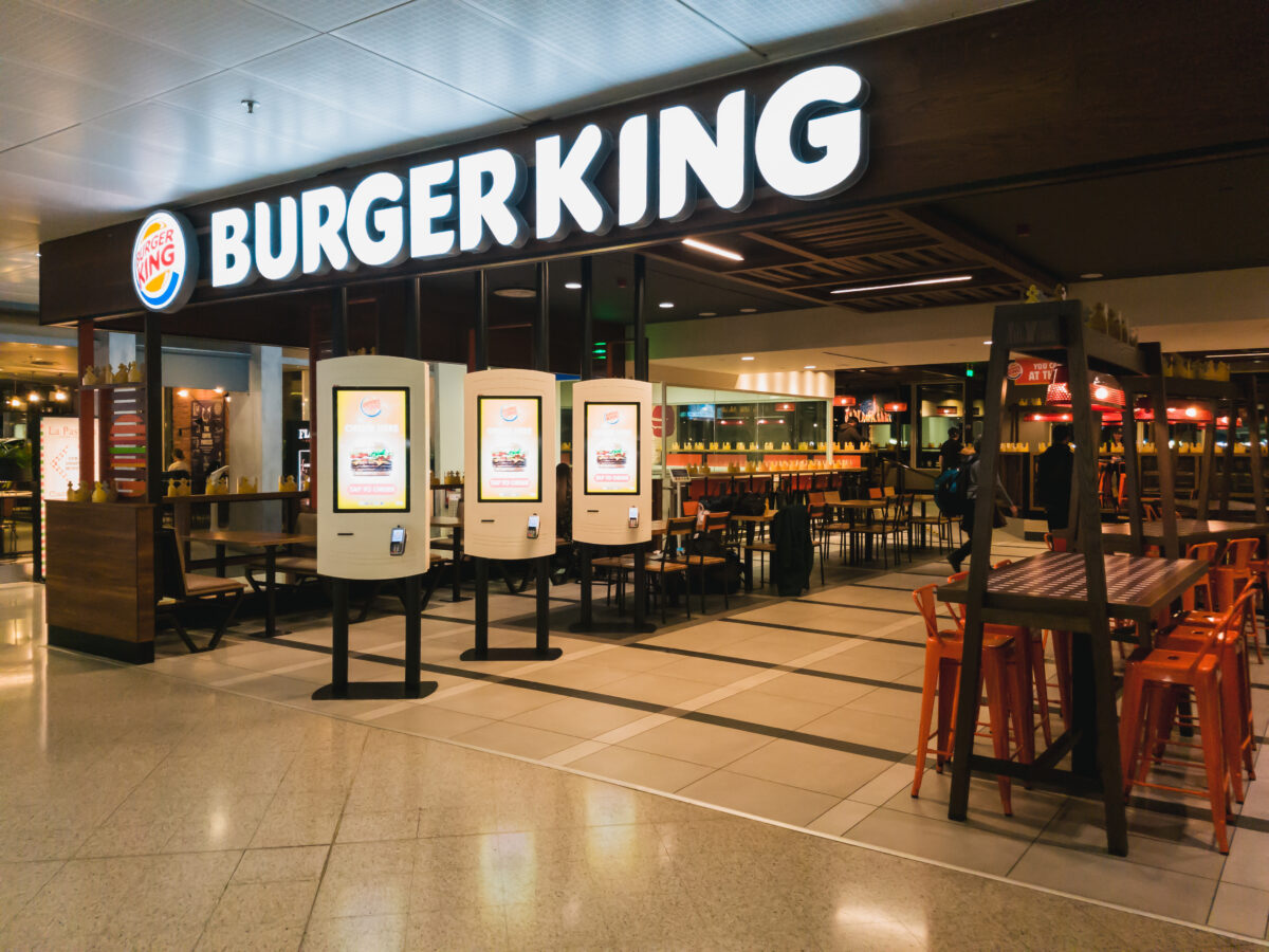 Photo shows a Burger King restaurant. Burger King just launched its long-awaited crispy plant-based chicken burger, but there’s a catch: the menu item is exclusively available in Austria