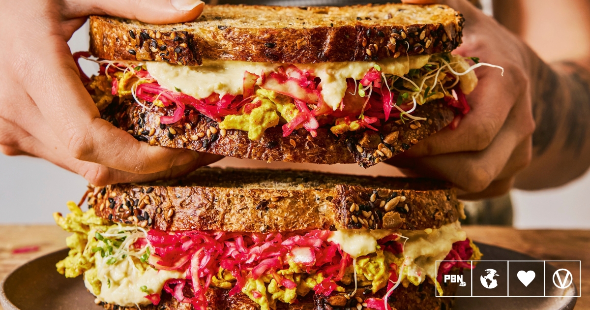 Vegan Gut-Loving Sourdough Sandwich