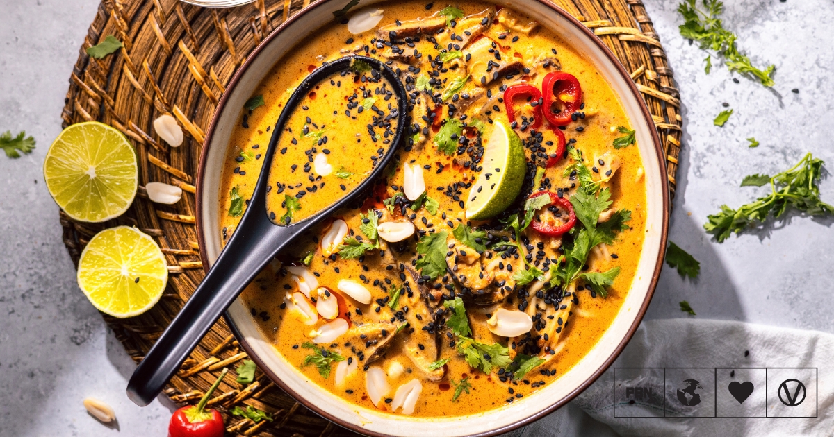 Spicy Mushroom And Peanut Ramen