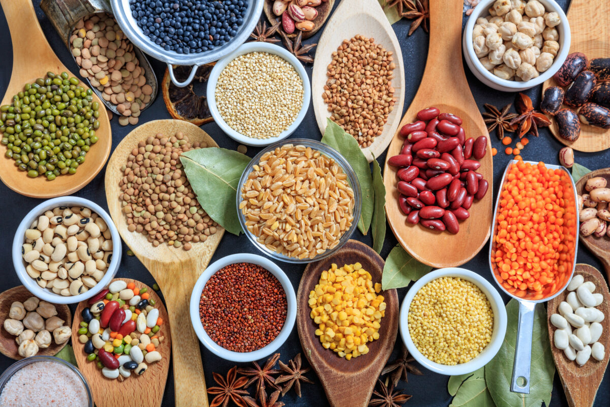 Photo shows a selection of legumes, beans, and pulses, including lentils. A new study has found that Switzerland’s meat and dairy consumption is up to 850 percent higher than recommended by the EAT-Lancet Planetary Health Diet, many Swiss people significantly “underconsume” key plant-based foods, such as legumes