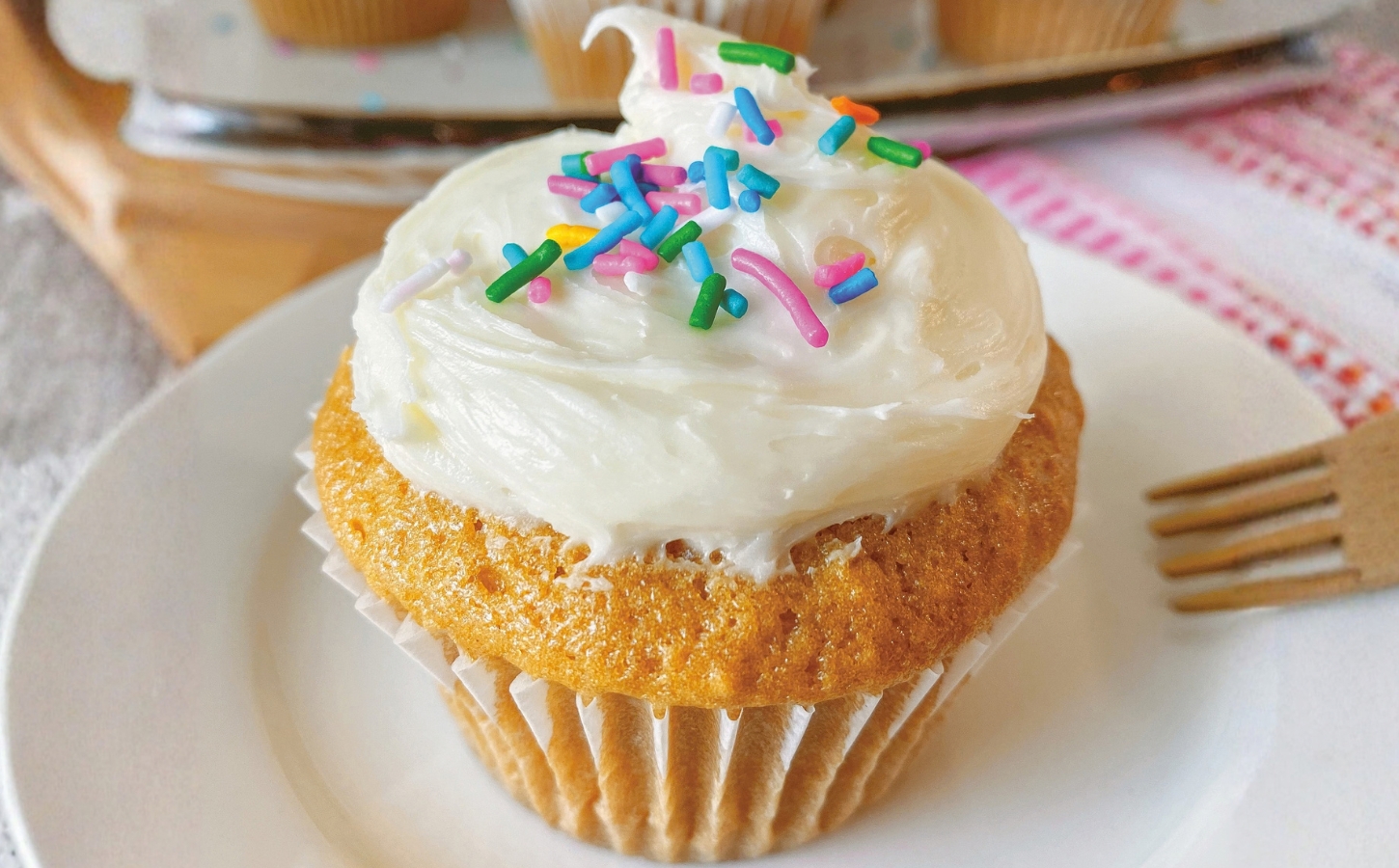 Any Occasion Vanilla Cupcakes And Cake