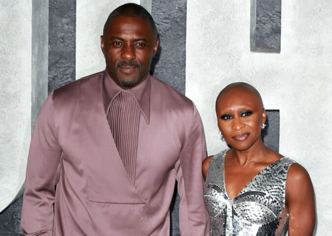 Photo shows plant-powered actors Idris Elba and Cynthia Erivo, who both star in the upcoming 'Children of Blood and Bone' movie and previously appeared together in 2023's 'Luther: The Fallen Sun'