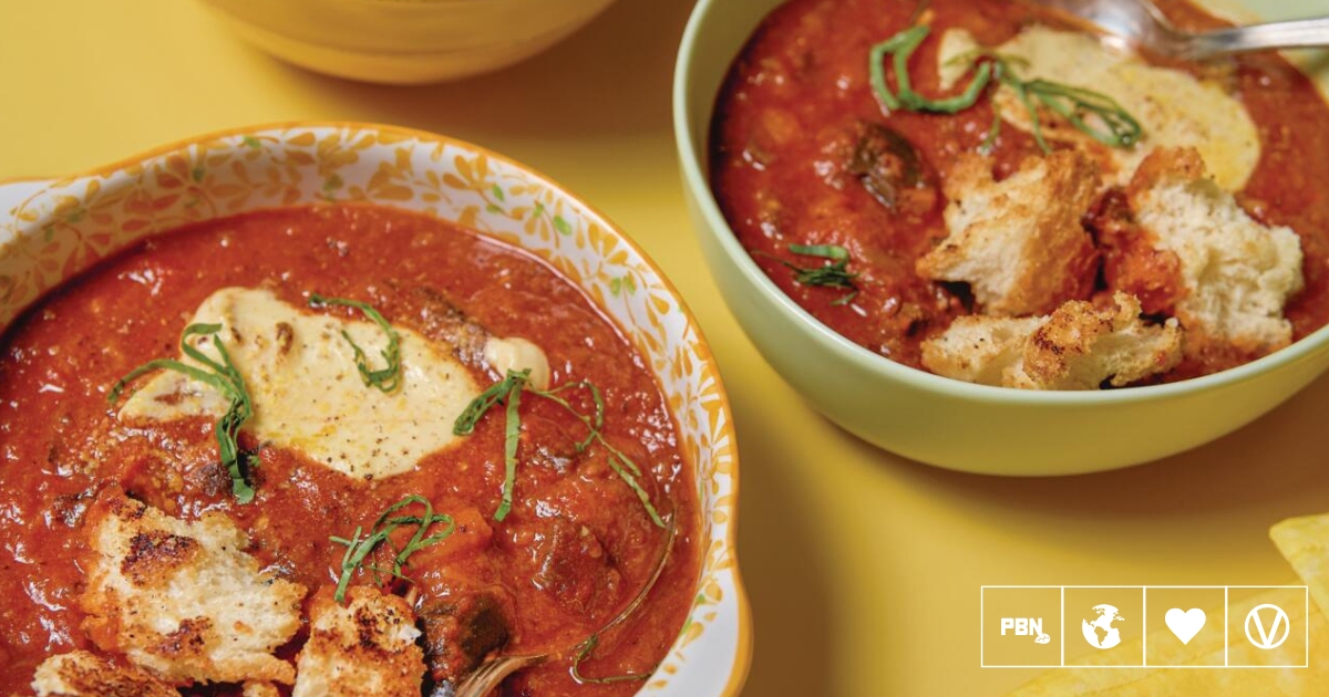 Eggplant Parmesan Soup