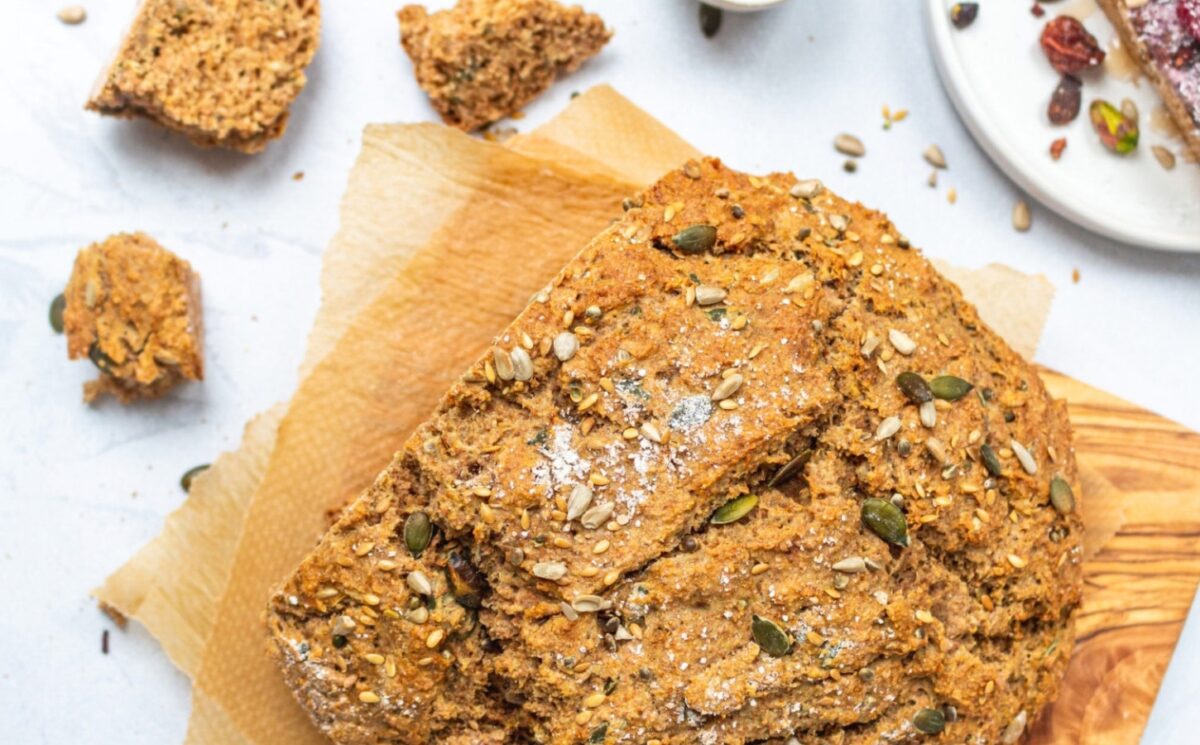 seedy wholemeal soda bread for seed-filled recipes